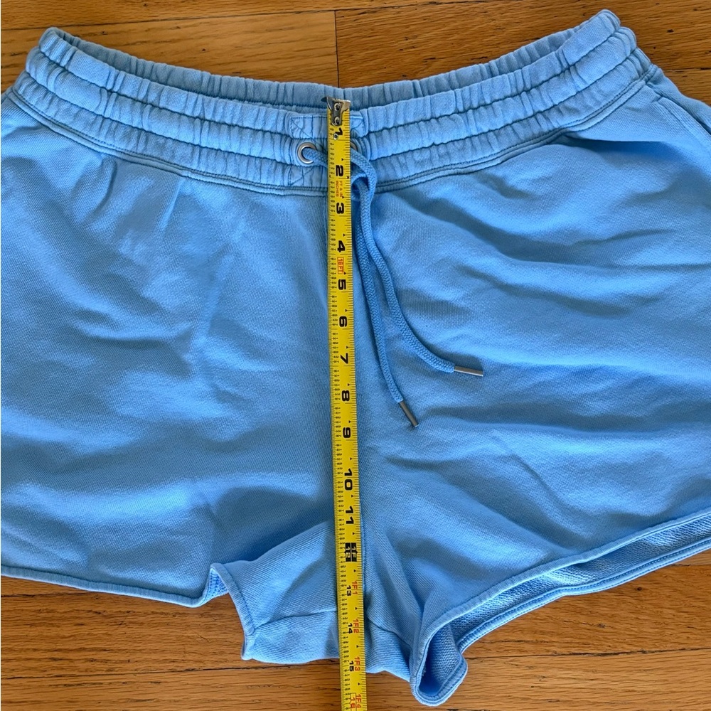 Aerie Sky Blue Knitwear Lounge Shorts ~ XL - Picture 6 of 8